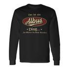 Das Ist Ein Albus Ding Das Würdest Du Nicht Verstehen Albus Name Langarmshirts