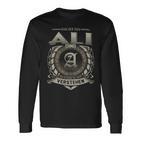 Das Ist Ein Ali Ding Ali Name Langarmshirts