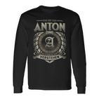 Das Ist Ein Anton Ding Anton Name Langarmshirts