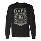 Das Ist Ein Baer Ding Baer Name Langarmshirts