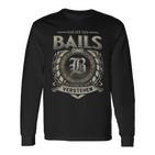 Das Ist Ein Bails Ding Bails Name Langarmshirts