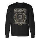 Das Ist Ein Baranowski Ding Baranowski Name Langarmshirts