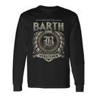 Das Ist Ein Barth Ding Barth Name Langarmshirts