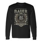 Das Ist Ein Bauer Ding Bauer Name Langarmshirts