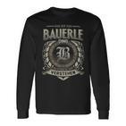 Das Ist Ein Bauerle Ding Bauerle Name Langarmshirts