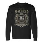 Das Ist Ein Berchtold Ding Berchtold Name Langarmshirts