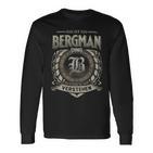 Das Ist Ein Bergman Ding Bergman Name Langarmshirts