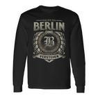 Das Ist Ein Berlin Ding Berlin Name Langarmshirts