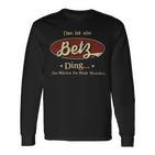 Das Ist Ein Betz Ding Das Würdest Du Nicht Verstehen Betz Name Langarmshirts