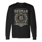 Das Ist Ein Bierman Ding Bierman Name Langarmshirts