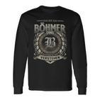 Das Ist Ein Boehmer Ding Boehmer Name Langarmshirts