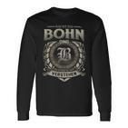 Das Ist Ein Bohn Ding Bohn Name Langarmshirts