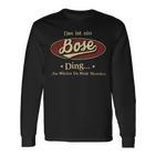 Das Ist Ein Bose Ding Das Würdest Du Nicht Verstehen Bose Name Langarmshirts