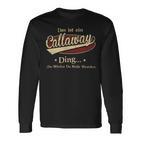 Das Ist Ein Callaway Ding Das Würdest Du Nicht Verstehen Callaway Name Langarmshirts