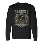 Das Ist Ein Carroll Ding Carroll Name Langarmshirts