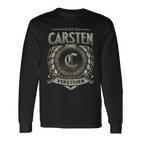 Das Ist Ein Carsten Ding Carsten Name Langarmshirts