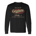 Das Ist Ein Carstens Ding Das Würdest Du Nicht Verstehen Carstens Name Langarmshirts