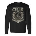 Das Ist Ein Celik Ding Celik Name Langarmshirts