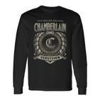 Das Ist Ein Chamberlain Ding Chamberlain Name Langarmshirts