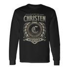 Das Ist Ein Christen Ding Christen Name Langarmshirts