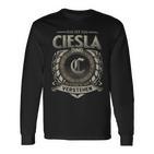 Das Ist Ein Ciesla Ding Ciesla Name Langarmshirts