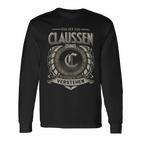 Das Ist Ein Claussen Ding Claussen Name Langarmshirts