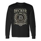 Das Ist Ein Decker Ding Decker Name Langarmshirts