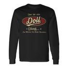 Das Ist Ein Doll Ding Das Würdest Du Nicht Verstehen Doll Name Langarmshirts