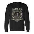 Das Ist Ein Fabian Ding Fabian Name Langarmshirts