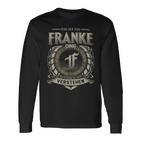 Das Ist Ein Franke Ding Franke Name Langarmshirts