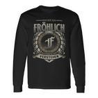 Das Ist Ein Froehlich Ding Froehlich Name Langarmshirts