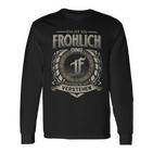 Das Ist Ein Frohlich Ding Frohlich Name Langarmshirts