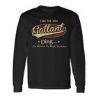 Das Ist Ein Gallant Ding Das Würdest Du Nicht Verstehen Gallant Name Langarmshirts