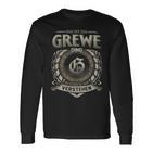 Das Ist Ein Grewe Ding Grewe Name Langarmshirts