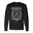 Das Ist Ein Gruber Ding Gruber Name Langarmshirts