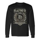 Das Ist Ein Hafner Ding Hafner Name Langarmshirts