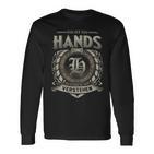 Das Ist Ein Hands Ding Hands Name Langarmshirts