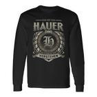 Das Ist Ein Hauer Ding Hauer Name Langarmshirts