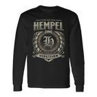 Das Ist Ein Hempel Ding Hempel Name Langarmshirts