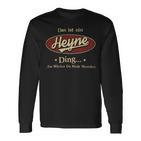 Das Ist Ein Heyne Ding Das Würdest Du Nicht Verstehen Heyne Name Langarmshirts