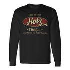 Das Ist Ein Hotz Ding Das Würdest Du Nicht Verstehen Hotz Name Langarmshirts