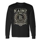 Das Ist Ein Kainz Ding Kainz Name Langarmshirts