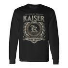 Das Ist Ein Kaiser Ding Kaiser Name Langarmshirts