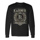 Das Ist Ein Karner Ding Karner Name Langarmshirts