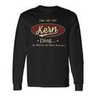 Das Ist Ein Kern Ding Das Würdest Du Nicht Verstehen Kern Name Langarmshirts