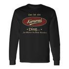 Das Ist Ein Kimmel Ding Das Würdest Du Nicht Verstehen Kimmel Name Langarmshirts