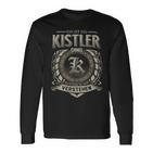 Das Ist Ein Kistler Ding Kistler Name Langarmshirts