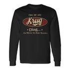 Das Ist Ein Krug Ding Das Würdest Du Nicht Verstehen Krug Name Langarmshirts