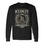 Das Ist Ein Kunze Ding Kunze Name Langarmshirts