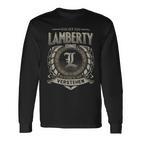 Das Ist Ein Lamberty Ding Lamberty Name Langarmshirts